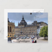 Carte Postale Copenhague du centre (Devant / Derrière)