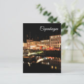 Carte Postale Copenhague la nuit (Debout devant)