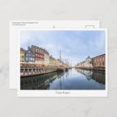 Carte Postale Copenhague Nyhavn (Devant / Derrière)