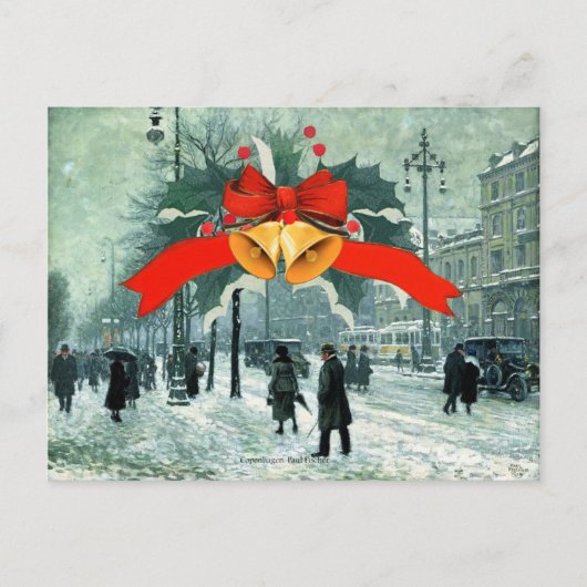 Carte Postale Copenhague par Paul Fischer - Joyeux Noël ! (Devant)