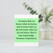 Carte Postale copernic (Debout devant)