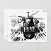 Carte Postale Copeur (Devant / Derrière)