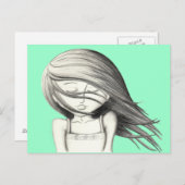 Carte Postale copie de la brise estivale (Devant / Derrière)