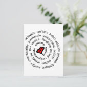 Carte Postale copie de l'infirmière cardiaque (Debout devant)