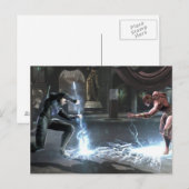Carte Postale Copie d'écran : Nightwing contre l'éclair (Devant / Derrière)