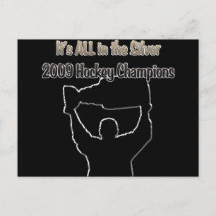 Carte Postale Copie des champions de hockey 2009