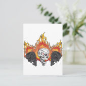Carte Postale Copie des crânes flambants (Debout devant)
