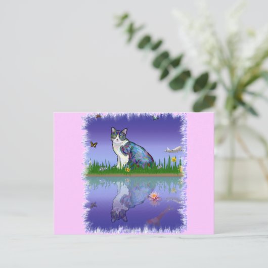 Carte Postale Copier Cat (Debout devant)