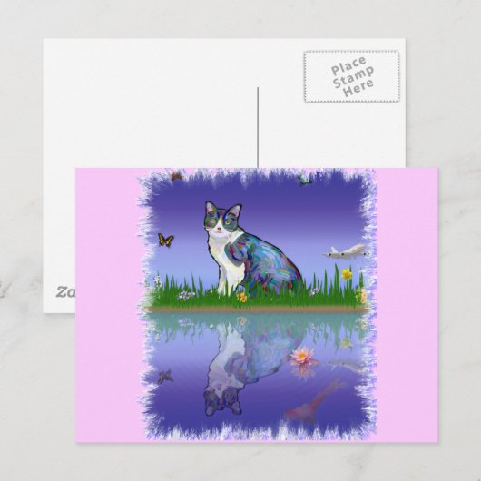 Carte Postale Copier Cat (Devant / Derrière)