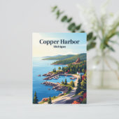 Carte Postale Copper Harbor, Michigan (Debout devant)