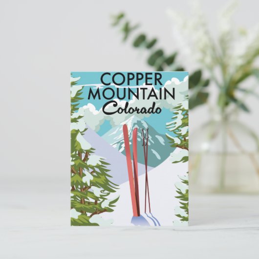 Carte Postale Copper Mountain Colorado Ski (Debout devant)