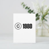 Carte Postale Copyright 1980 (Debout devant)