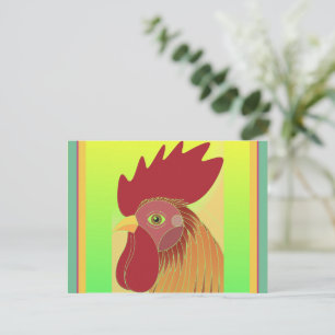 Carte Postale Coq