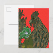 Carte Postale Coq (Devant / Derrière)