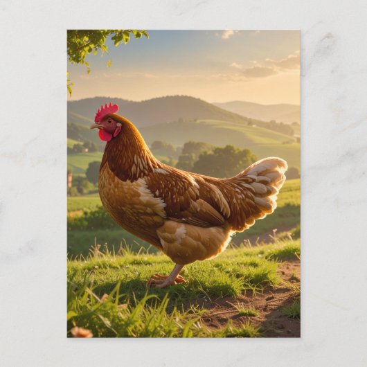 Carte Postale Coq (Devant)