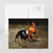 Carte Postale Coq (Devant / Derrière)