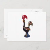 Carte Postale Coq chanceux portugais (Devant / Derrière)