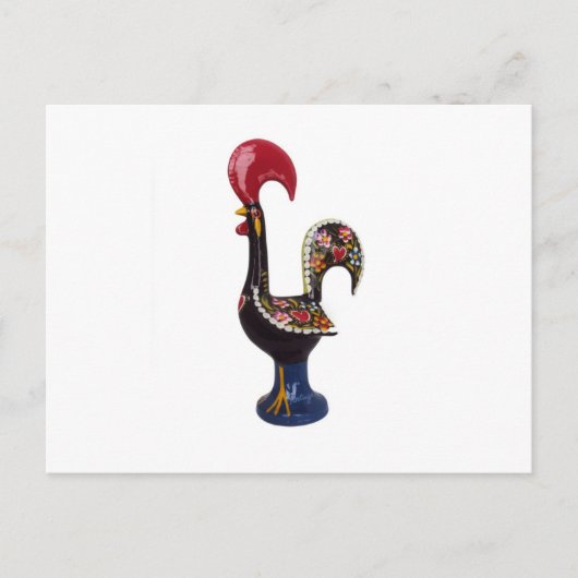 Carte Postale Coq chanceux portugais (Devant)