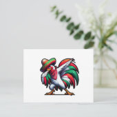 Carte Postale Coq Cinco de Mayo (Debout devant)