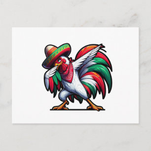 Carte Postale Coq Cinco de Mayo