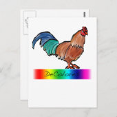 Carte Postale Coq de DeColores (Devant / Derrière)