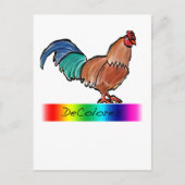 Carte Postale Coq de DeColores (Devant)