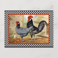 Coq de poulet vintage