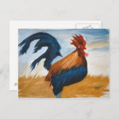 Carte Postale Coq du matin (Devant / Derrière)