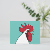 Carte Postale Coq Poule (Debout devant)