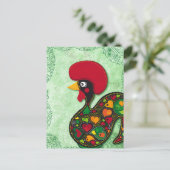 Carte Postale Coq typique de Barcelos (Debout devant)