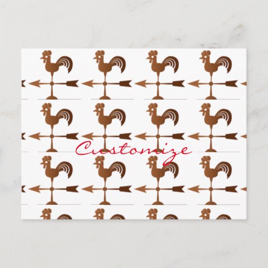 Carte Postale Coq Wethervane Thunder_Cove (Devant)