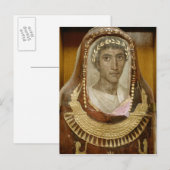 Carte Postale Coque de momie peint et doré de Artemidorus (Devant / Derrière)