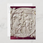 Carte Postale Coque miroir représentant un jeu d'échecs, c.1300 (Devant / Derrière)