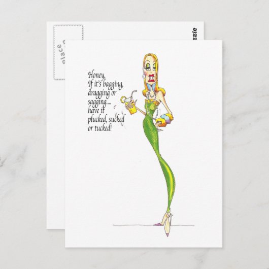 Carte postale Coque Vanity (Devant / Derrière)