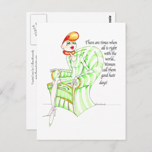 Carte postale Coque Vanity (Devant / Derrière)