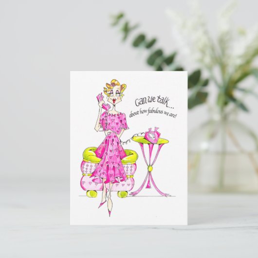 Carte postale Coque Vanity (Debout devant)