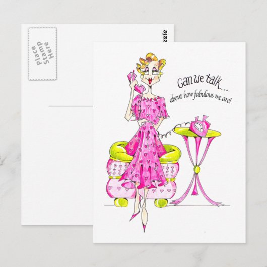 Carte postale Coque Vanity (Devant / Derrière)