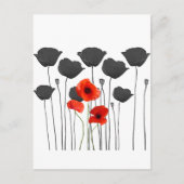 Carte Postale coquelicot (Devant)