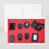 Carte Postale Coques de porteurs de Badge, Porte-parole de déten (Devant / Derrière)