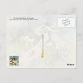 Carte Postale Coquette de fée et agneaux (Dos)
