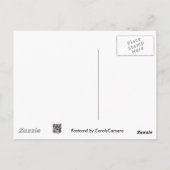 Carte Postale Coquillage de cône noir Wave-Washed (Dos)