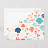 Carte Postale Coquillages (Devant / Derrière)