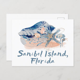 Carte Postale Coquillages de l'île de Sanibel