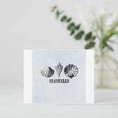 Carte Postale Coquillages vintages (Debout devant)