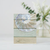 Carte Postale Coquille de Nautilus (Debout devant)