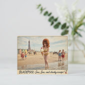 Carte postale coquine classique de Blackpool (Debout devant)