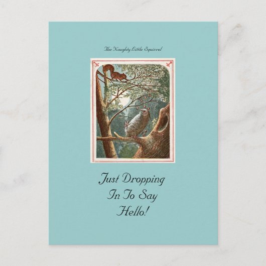 Carte postale Coquine Little Squirrel (Devant)