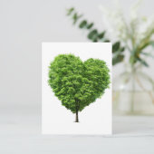 Carte Postale coração ecologico (Debout devant)