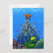 Carte postale Corail Christmas Tree (Devant / Derrière)