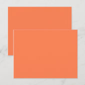 Carte Postale corail de couleur (Devant / Derrière)